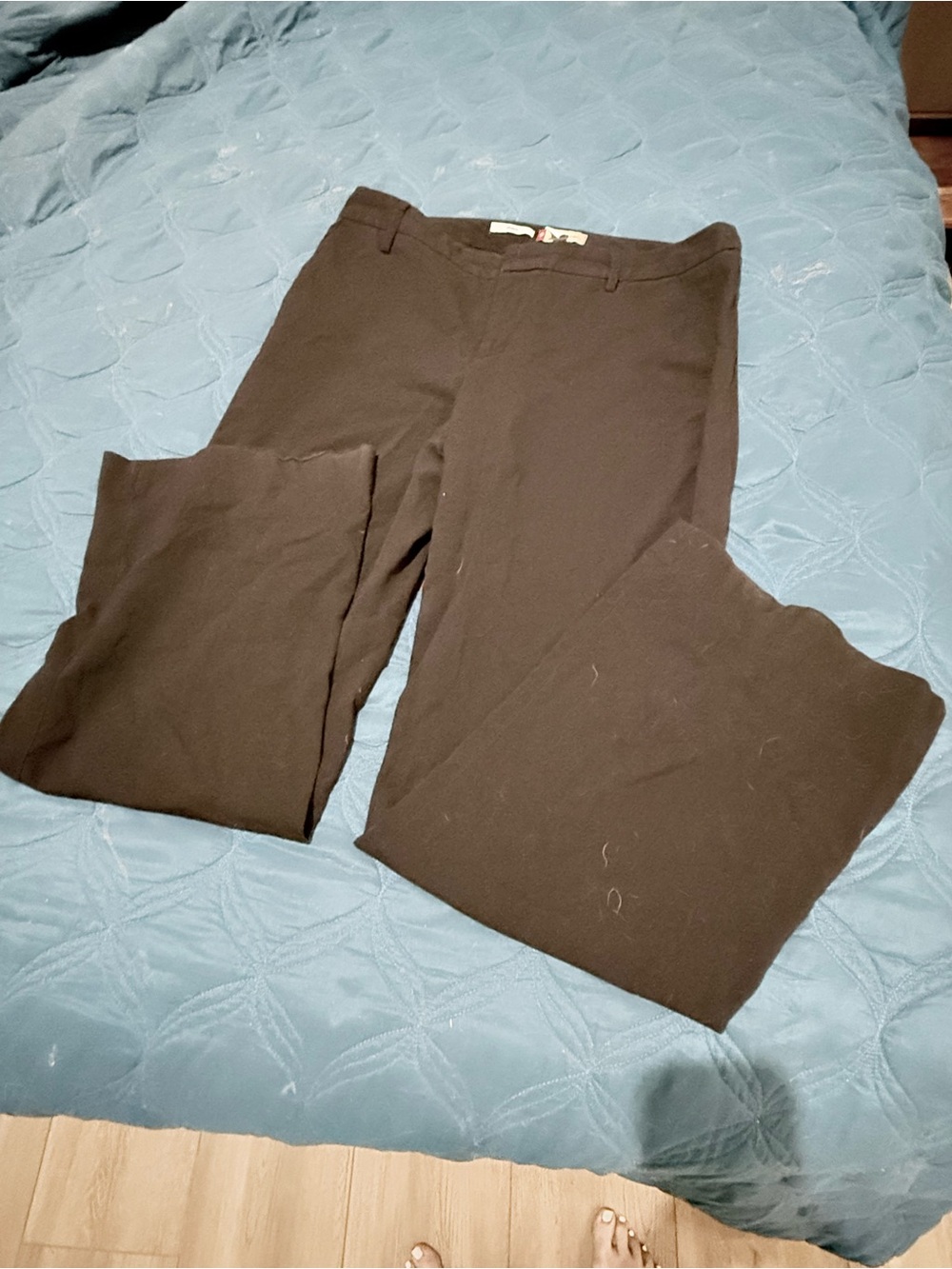 GAP Men's Black Dress Trousers - Straight Leg